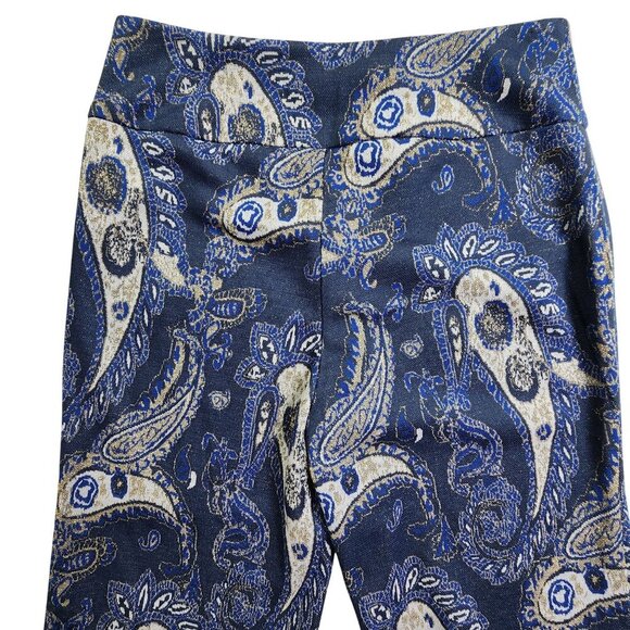 Maeve By Anthropologie Paisley Wide-Leg Pants Women's Size 4 - Picture 2 of 10